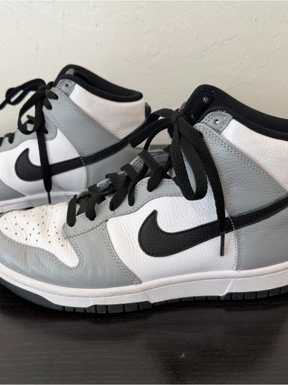 Custom Women’s Nike Dunks in Gray, White & Black